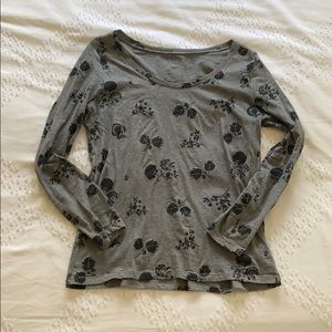 LOFT cotton long sleeve shirt